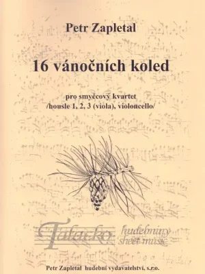 16 vánočních koled pro smyčcový kvartet /housle 1,2,3(viola), violoncello/ Cenový Hit
